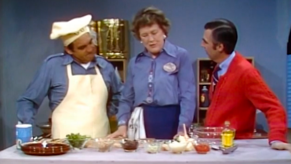 Watch Julia Child and Mister Rogers Make Spaghetti Together