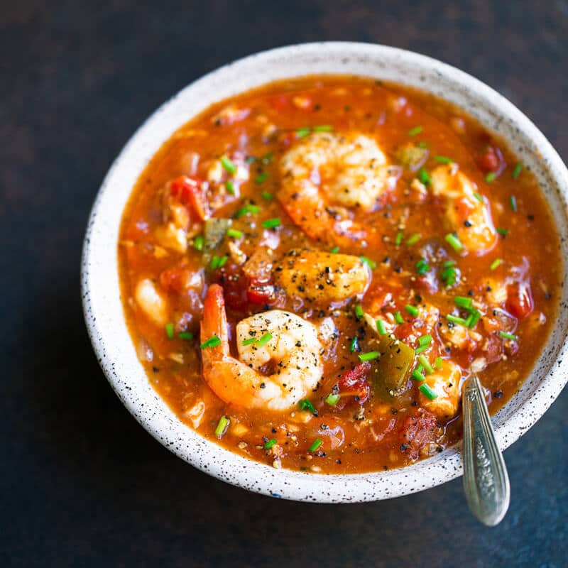 Low Carb Down Home Seafood Gumbo