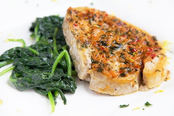 Ginger Garlic Pan Roasted Swordfish- A Restaurant Classic