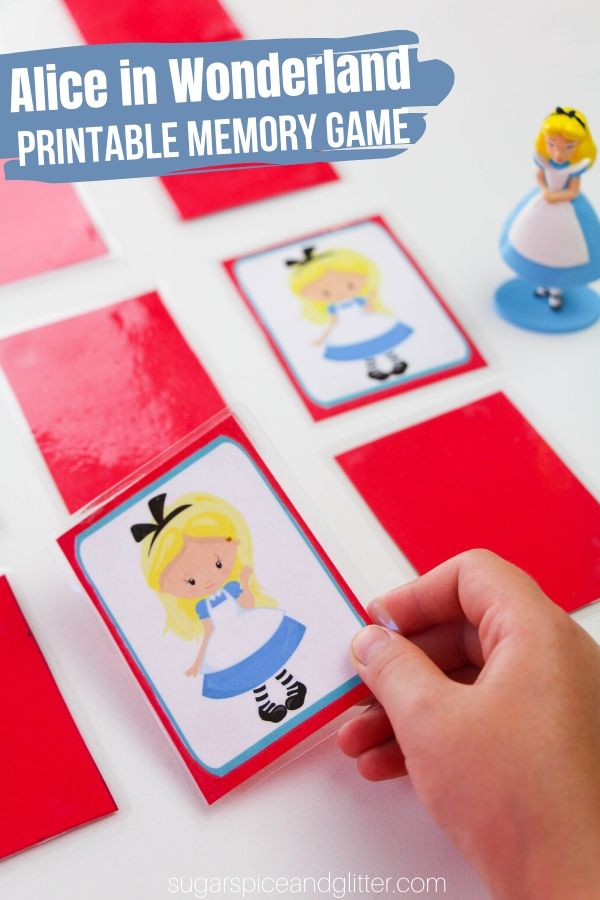 Alice in Wonderland Matching Game