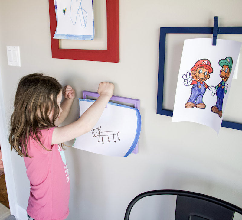 How To Create Kids Art Storage