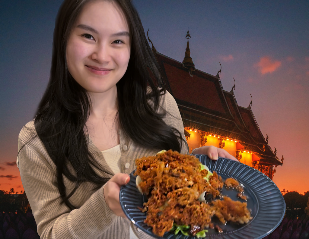 Yam Pla Duk Foo Recipe