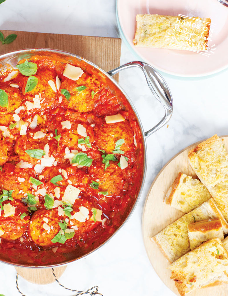 Baby Led Weaning Meatless Meatballs