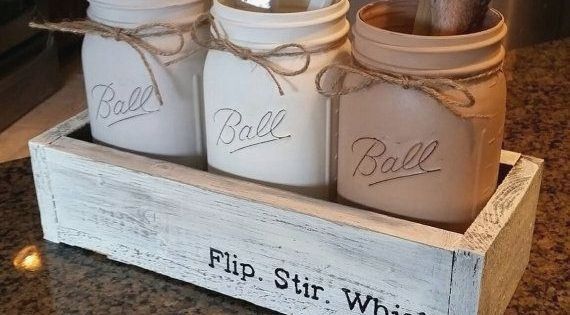 Scenic Mason Jar Kitchen Decor