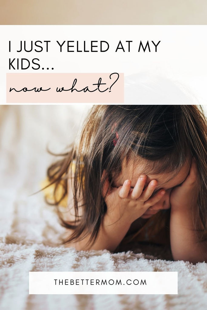 I Just Yelled at My Kids... Now What?