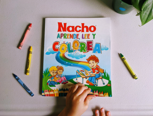 Nacho Aprende, Lee y Colorea