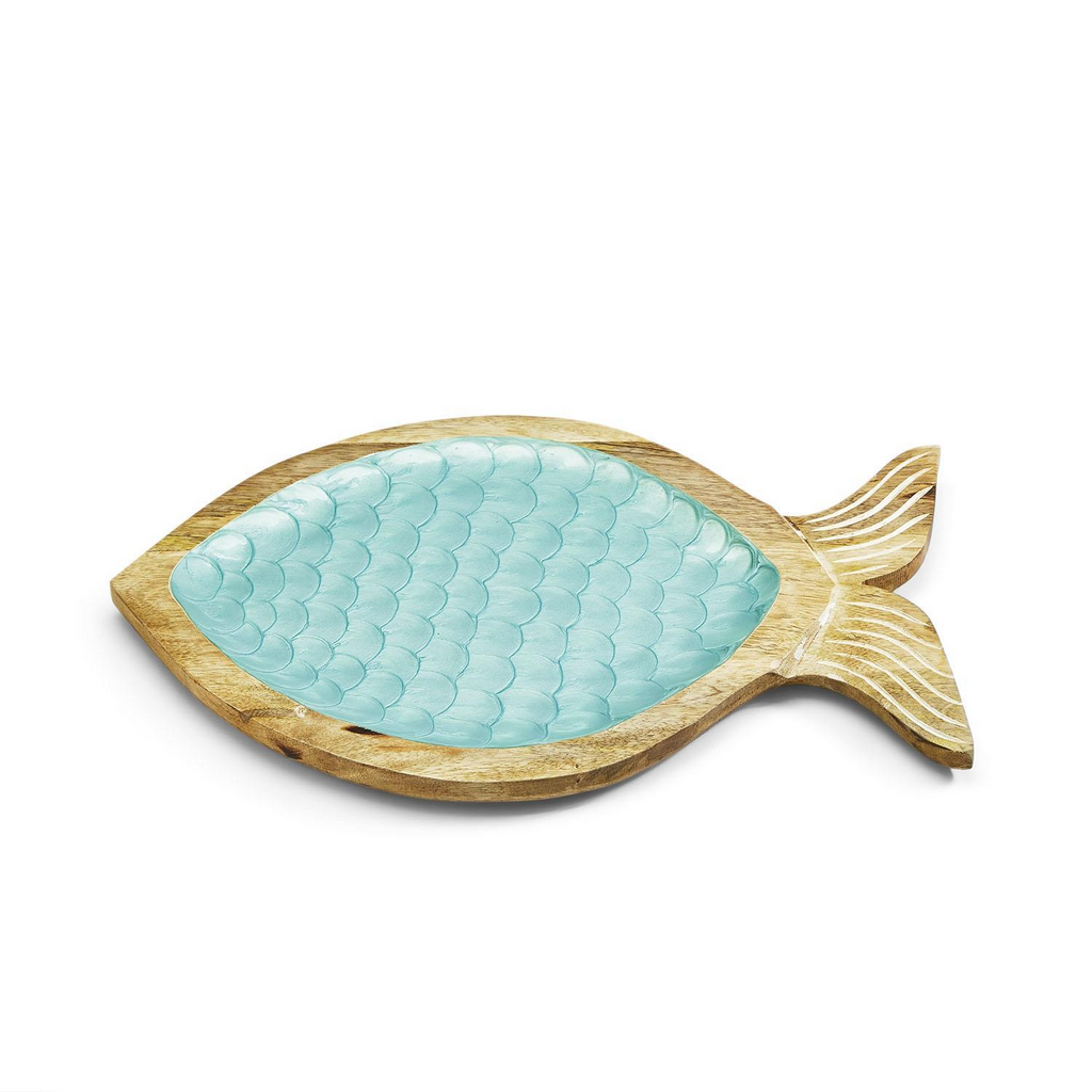 Shimmering Scales Fish Tray - 16-in