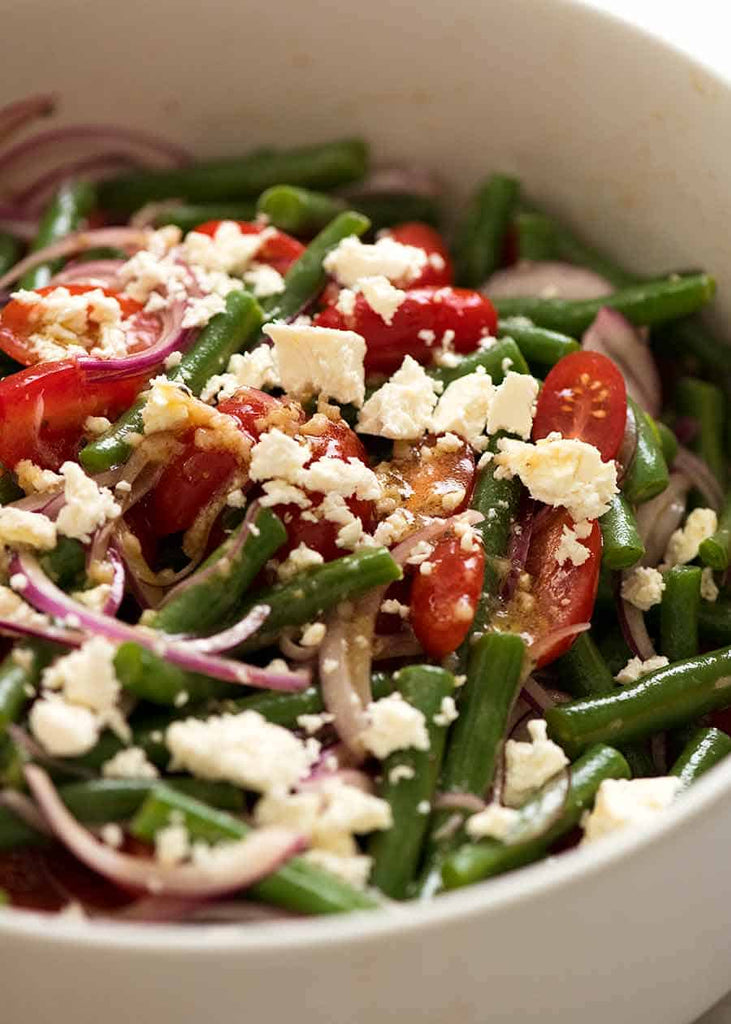 Green Bean Salad with Cherry Tomato Feta