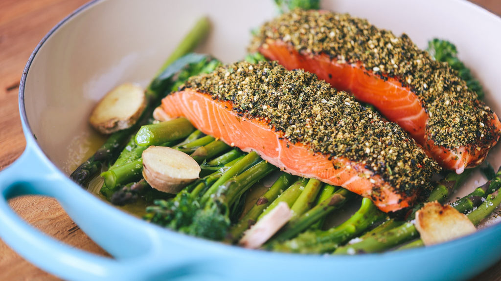 Foodie Friday: Guy Turlandʼs salt, nori and ginger crusted salmon