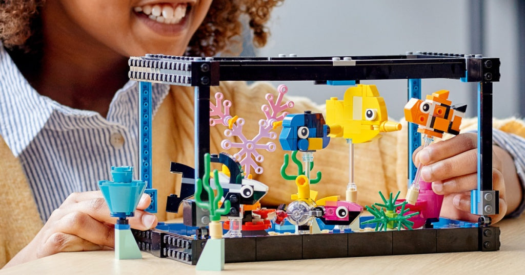 LEGO Creator Fish Tank 3-in-1 Set Only $22.50 on Walmart.com | Build a Fish Tank, Treasure Chest, & Art Easel