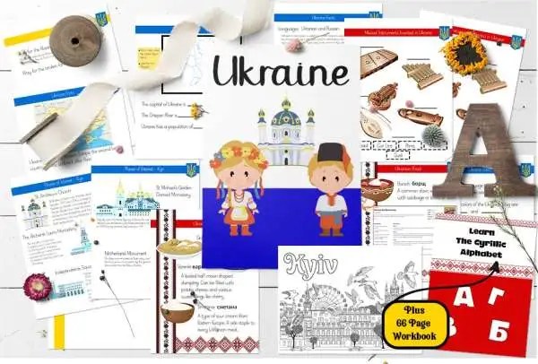 Free Ukraine Printable Activity Pack For Kids