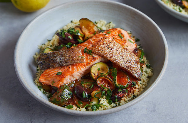 Mediterranean-style fish stew, so tasty