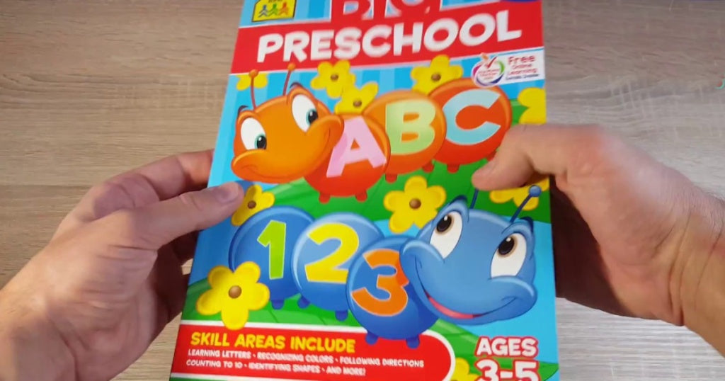 School Zone BIG Preschool Workbook Only $4.49 on Amazon or Target.com (Reg. $13) | 320 Pages of Educational Activities!