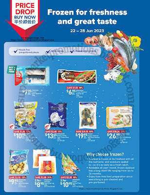 NTUC FairPrice Frozen Seafood Promotion 22 - 28 June 2023