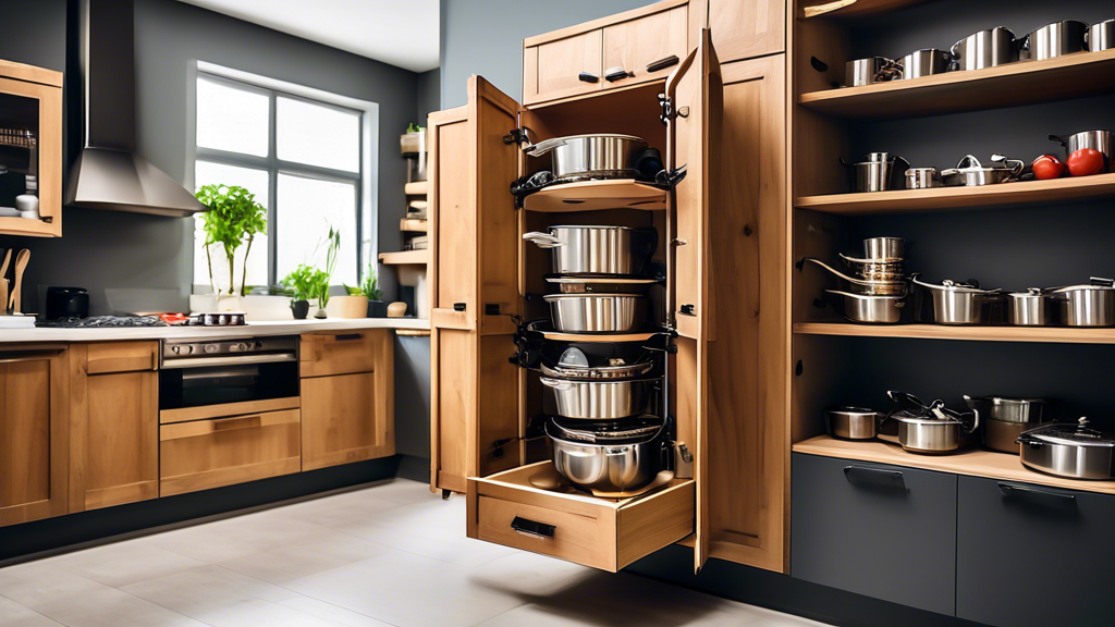 Practical Organization: Kitchen Cabinet for Pots and Pans