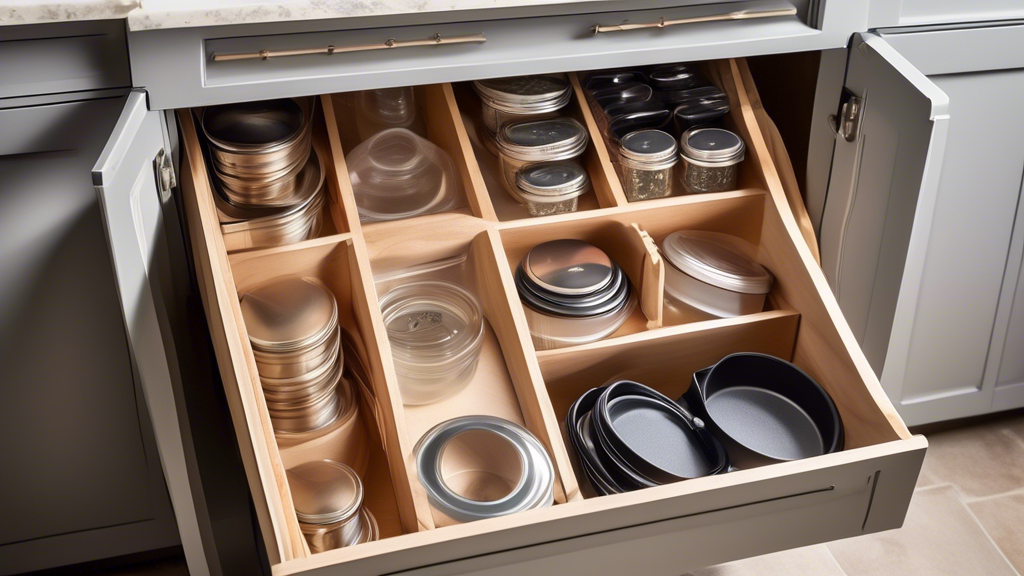 Cabinet Lid Organizer: Maximize Kitchen Space