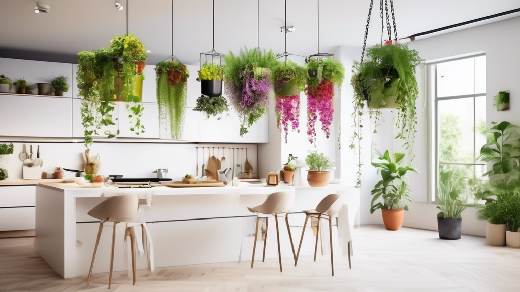 Vertical Gardening: Hanging Pots for Your Kitchen