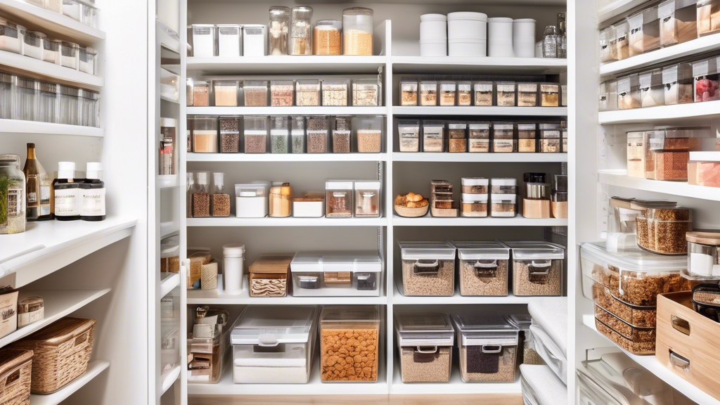 Pantry Organization with The Container Store