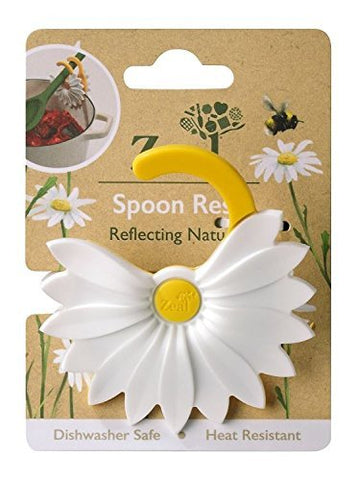 Zeal Daisy Clip-to-Pan Spoon Rest Utensil Holder by Zeal