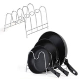 NEX 2-Pack Kitchen Cabinet Pan and Pot Lid Organizer Rack Holder