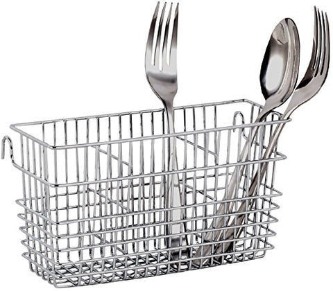 Neat-O Sturdy Chrome-Plated Steel Utensil Drying Rack Basket Holder (Chrome II)