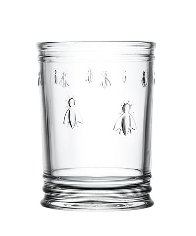 La Rochere Large Glass Bee Utensil Crock Holder and Vase, 34 oz