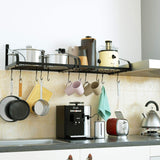 Select nice love kankei pot rack wall mounted 16 5 x 12 pan pot organizer with 16 hooks for cookware utensils organization set of 2