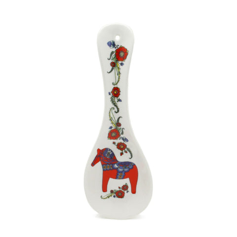 Red Dala Horse Spoon Holder For Stove